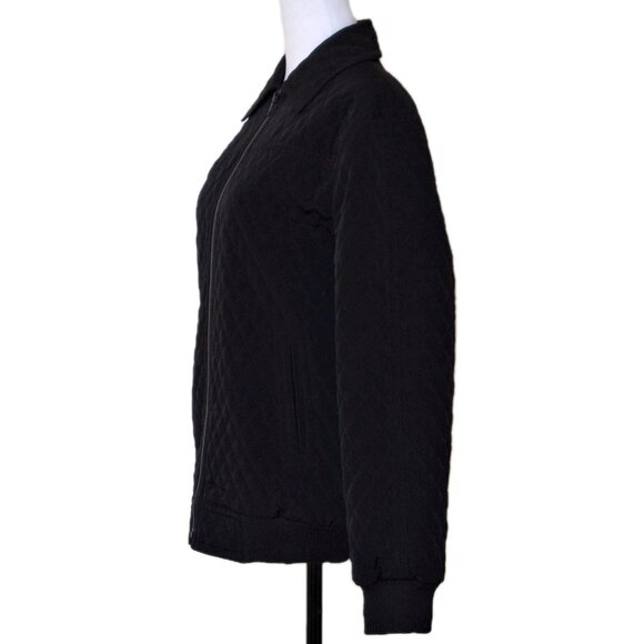 UTEX DESIGN QUITED BOMBER JACKET SIZE SP SMALL PETITE - Picture 2 of 7